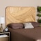 Baxton Studio Delphi Modern Bohemian Natural Brown Rattan Queen Size Standalone Headboard 232-13227-ZORO - alternate 7